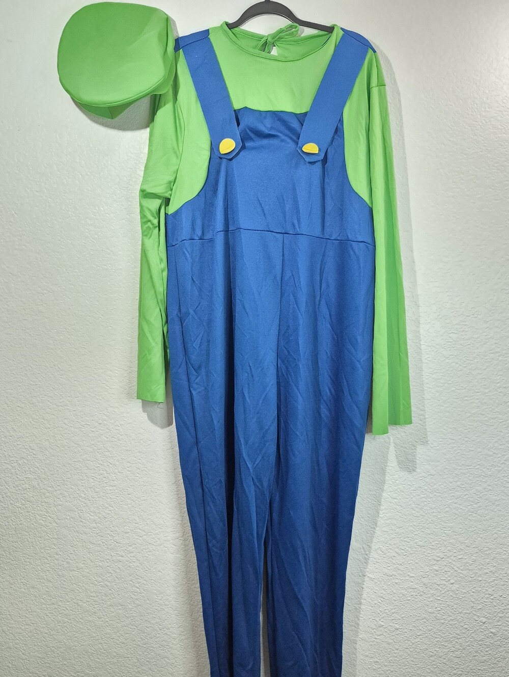 Super Mario Bro Luigi Halloween Costume Fot Sale